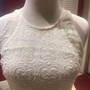 Abercrombie & Fitch Dresses - A&F white lace racerback bodycon Abercrombie & Fitch Dresses - A&F white lace racerback bodycon